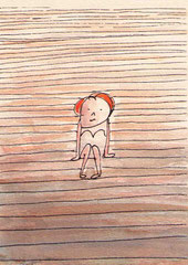 TREPPE (WEIBLICH)  14,5X10 cm 90,-€