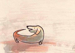 SCHWANZ  10X14,5 cm 90,-€