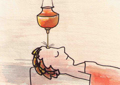 STIRNGUSS 10X14,5 cm 90,-€