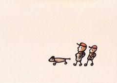 WANDERN (HUND) I  20X29 cm 165,-€