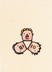 DREI  14,5X10 cm 90,-€