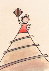 JAHRTAUSENDTURM  14,5X10 cm 90,-€