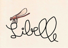 LIBELLE 10X14,5 cm 90,-€