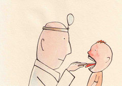 KINDERARZT I   10X14,5 cm 90,-€