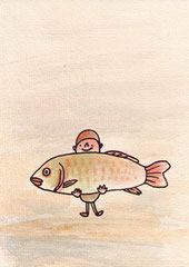 FISCH (ÜBERTREIBUNG) 14,5X10 cm 90,-€