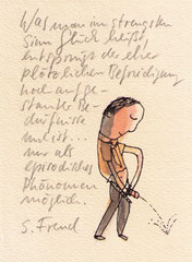 GLÜCK ... (S. FREUD) I   14,5X10 cm 90,-€