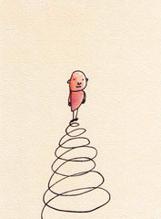 SPIRALE (MÄNNLICH) I  14,5X10 cm 90,-€