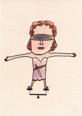 JUSTIZIA I.2  14,5X10 cm 90,-€