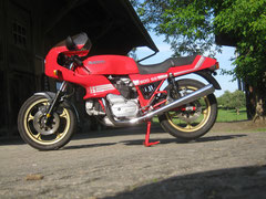 '84er Ducati 900 S2; Königswelle, viel Lärm und Fitnesstudio inklusive.