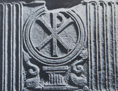 Monogramme du Christ (G.Moracchini-Mazel, Les monuments paléochrétiens de la Corse