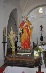 Calenzana - Chapelle Sainte Restitude - Statue de procession 