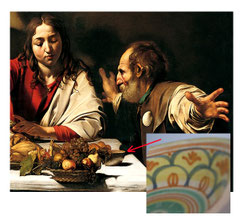 Caravage - Souper à Emmaüs - Brera (Milan)