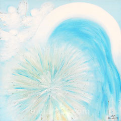 Картина №26; автор Luci Ж.Исина; холст/масло; размер 40х40см.; 2010 год. | Символизъм. Космос, енергия...