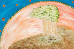 Картины №18; автор Luci Ж.Исина; серия из 2-х картин; холст/масло; размер 40х60см.; 2009 год. | Символизм. Космос, энергии...