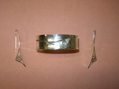 Arracades,braçalet (plata)
