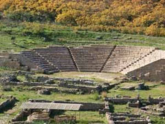 das römische Theater von Aidone-Morgantina