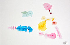 "Poires et autres fruits bio"-20cmx30 cm