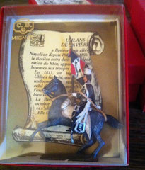 CAPITAINE DU 1er RÉGIMENT DE HUSSARDS, Premier Empire : Gouache
