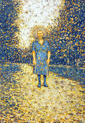 "Bote XVIII", 2024, Öl auf Leinwand, 130 x 90 cm