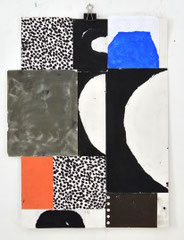 Sasha Pichushkin, Collage_16, Mischtechnik auf Papier, 30 x 42 cm, Galerie SEHR Koblenz