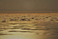 Frank : Ombres de nuages sur l'océan atlantique, vue des hauteurs de Ténérife - Espagne