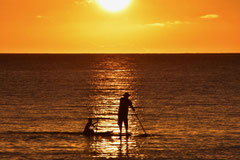 Jean-Louis : Coucher de soleil sur le Pacifique 1