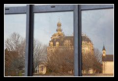 Bernadette : Reflet du chateau d'Aubiry