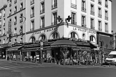 Monique : Café "la Ville d'Aulnay" Gare du Nord, Paris