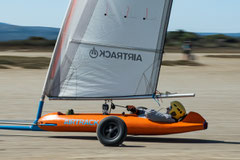 Caroline : Char à voile à La Franqui 2