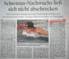 01. Aug. 2012: Tiroler Tageszeitung