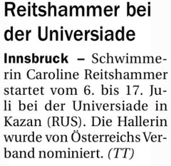 04. Mai 2013: Tiroler Tageszeitung