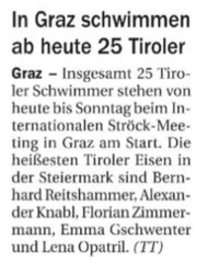 07. Juni 2013: Tiroler Tageszeitung