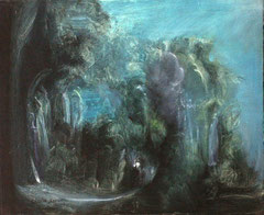 Les gardiens - huile sur toile (46x38)