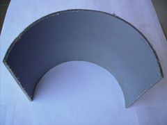 Material en bruto de la placa central