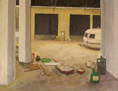 Caravaning. 50 x 40. Oleo sobre Tabla