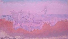 Reata. 200 x 150. Tecnica mixta sobre tabla. Obra seleccionada en el certamen Miradas a Juan Gil-Albert 2004. 