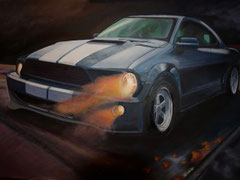 Auto 1. 70 x 55. Oleo sobre lienzo