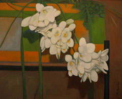 Flores. 59 x 49. Oleo sobre lienzo