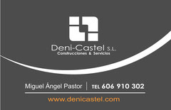 Deni-Castel SL Construcciones & Servicios - Tarjeta Visita