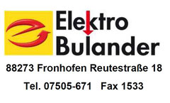 Elektro Bulander 88273 Fronhofen 