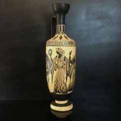 Néo-classique - Grand vase de collection répliqua années 70 oenochoé Grec (ph. 2) - vase vintage