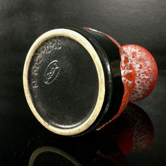 Série N - Vase rouge et noir fat lava Jasba w-Germany (ph. 9) - vase vintage