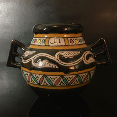 Vase Nabeul mi-XXe influence art-déco 
