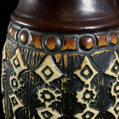 Déco tribale - Vase Africaniste Jasba w-Germany (ph. 2) - vase vintage