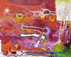 Erwachen der Träume, 100 x 80 cm, Acrylfarbe auf Leinwand, 2011