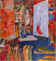 "Die Heizung", 165 x 145 cm, Öl auf Leinen, 1995