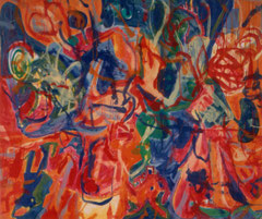 "Florida", 165 x 145 cm, Eitempera auf Nessel, 1991