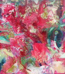 "Pinki Splash", 130 x 116 cm, Öl auf Leinwand, 2008