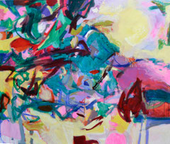 "Supernova 2", 145 x 165 cm, Öl auf Nessel, 2015