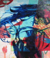 "Kombination I", 179 x 149 cm, Öl auf Leinwand, 2013